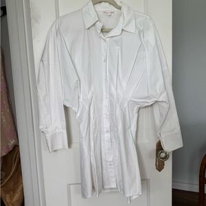 Gianni Bini White Shirt Dress